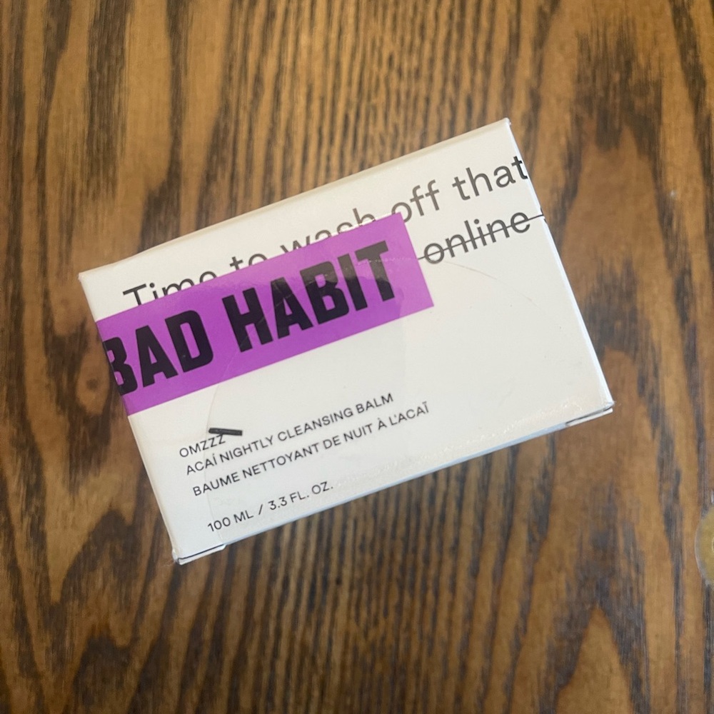 Bad Habit Omzzz Nightly Cleansing Balm
